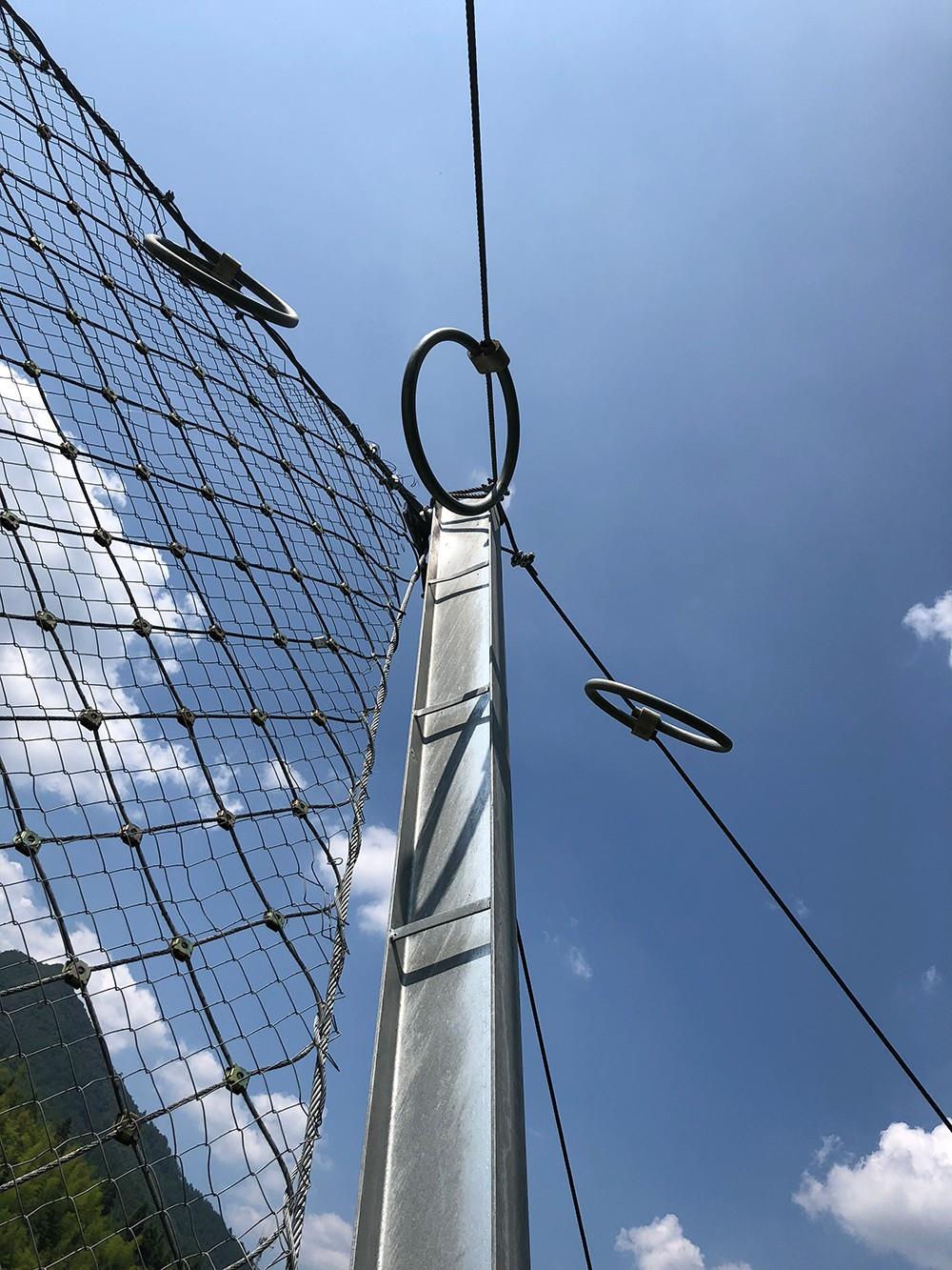 被动防护网实景